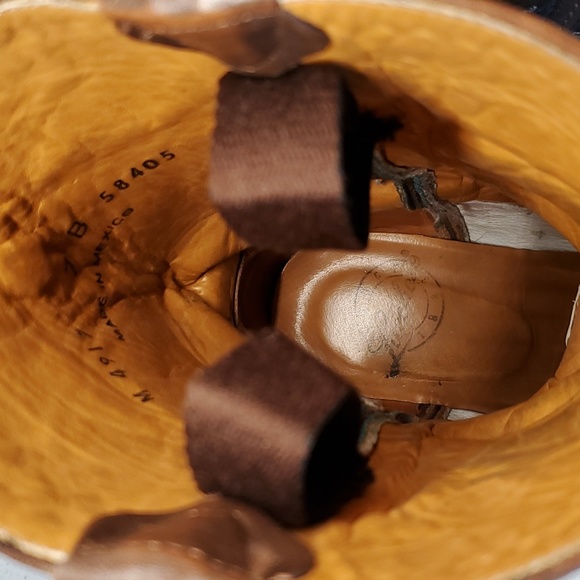 Wms LUCCHESE Western Style boots (sz 7B) - Picture 8 of 11